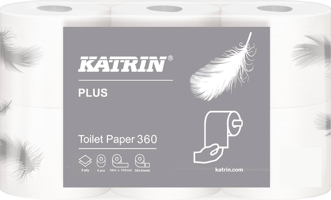 Toalettpapper Katrin Plus 360 – bild 1