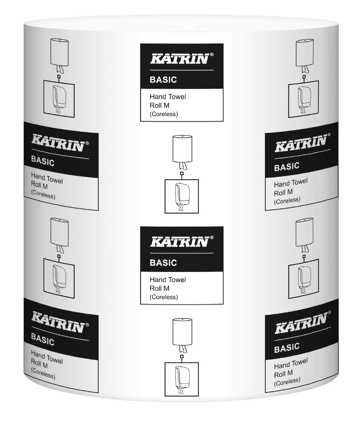 Torkpapper Katrin Basic S, M centrummatad