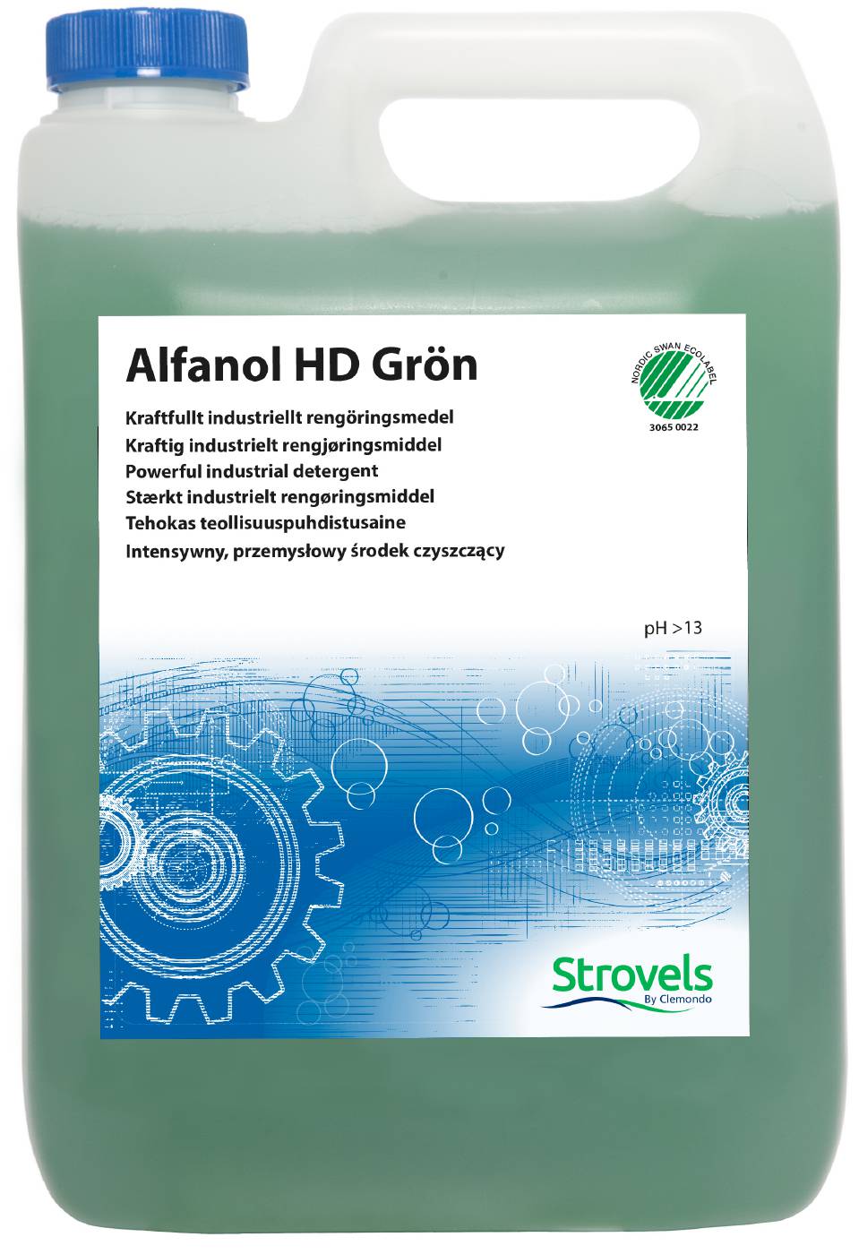 Rengöringsmedel Alfanol HD Grön Strovels