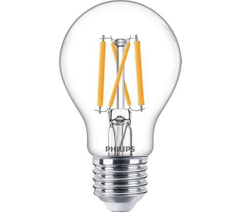 Klassisk LED-glödlampa E27 (dimbar) Philips