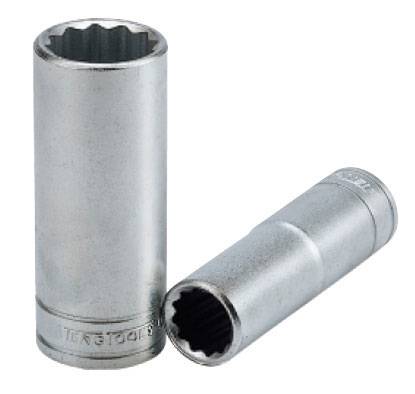 Hylsa. Med 3/8" fyrkantsfäste. Teng Tools M38060712-C / M38062212-C