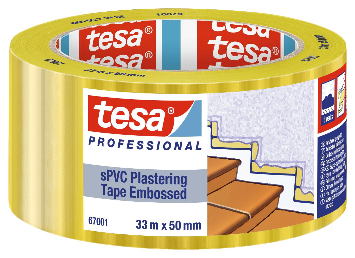Byggtejp sPVC 67001 TESA
