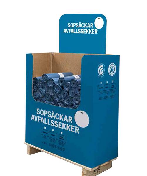 Sopsäck extra stark blå (125/160 liter)