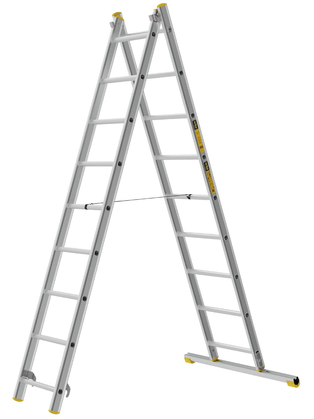 2-delad utskjutsstege PROF W.steps Ladders – bild 2