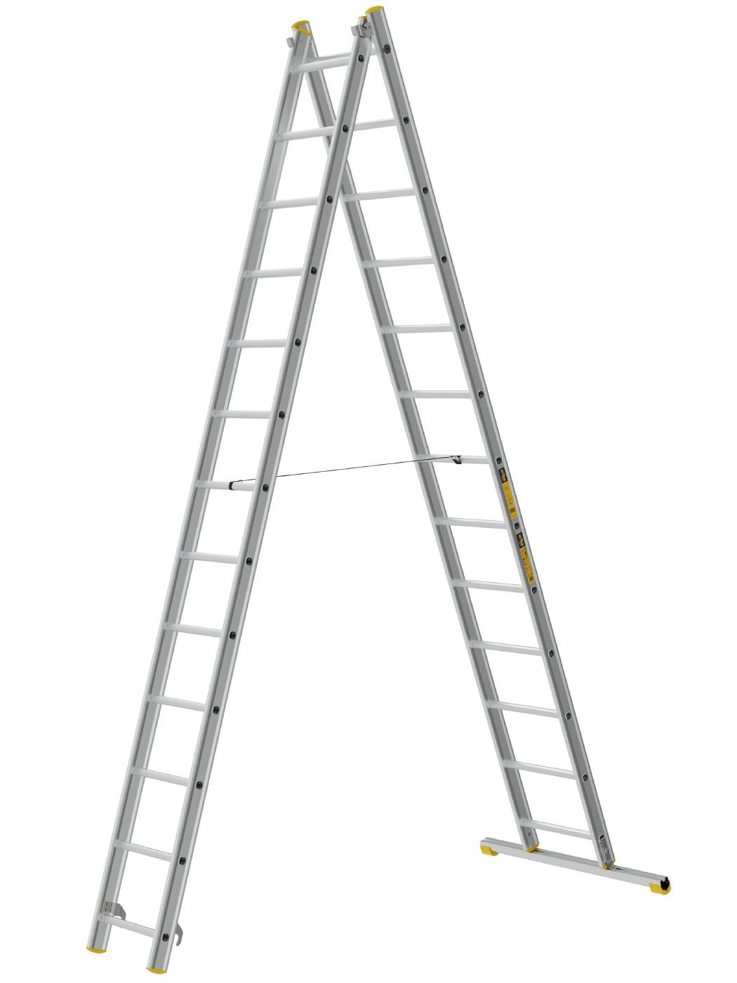 2-delad utskjutsstege PROF W.steps Ladders – bild 2