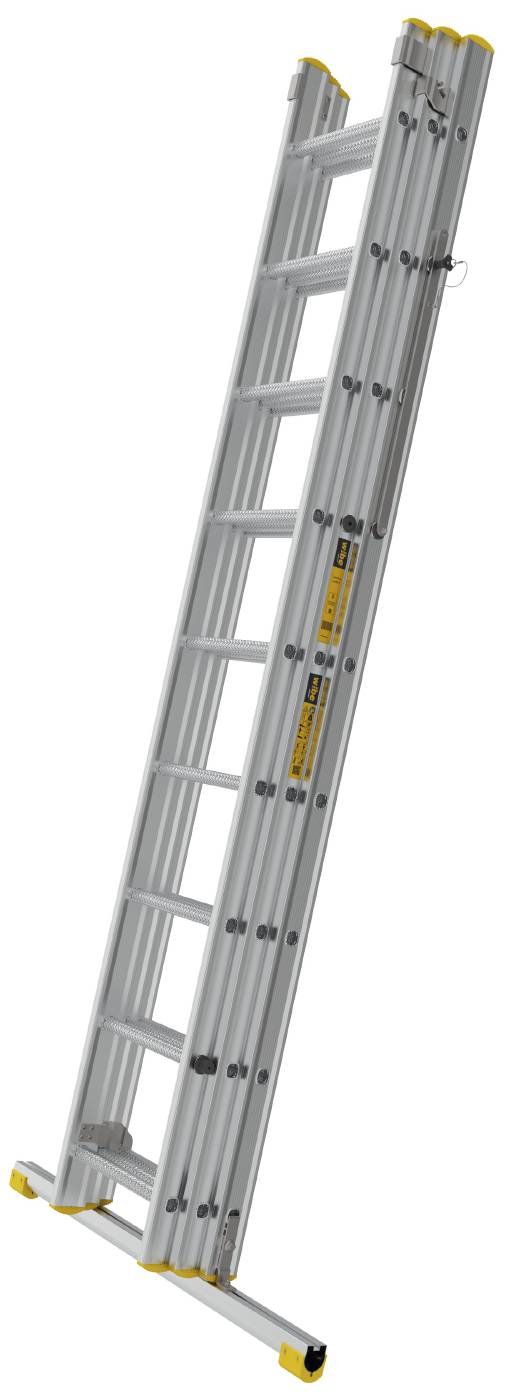 3-delad utskjutsstege PROF W.steps Ladders – bild 3