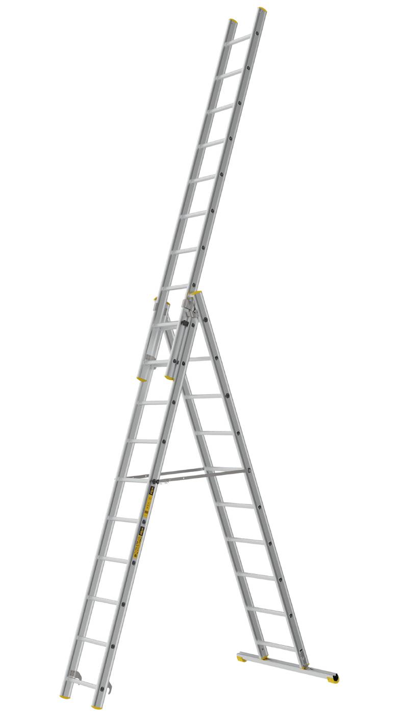 3-delad utskjutsstege PROF W.steps Ladders – bild 2