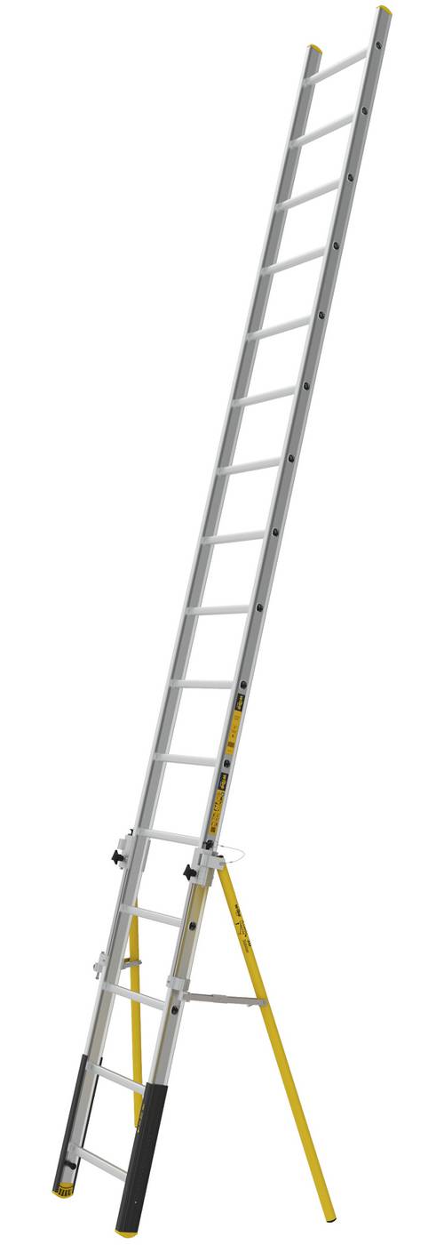 Anliggande enkelstege PROF+ W.steps Ladders