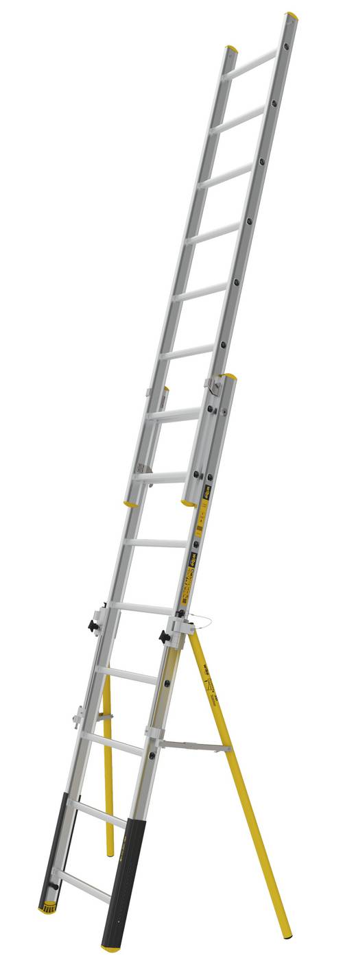 2-delad utskjutsstege PROF+ W.steps Ladders – bild 1