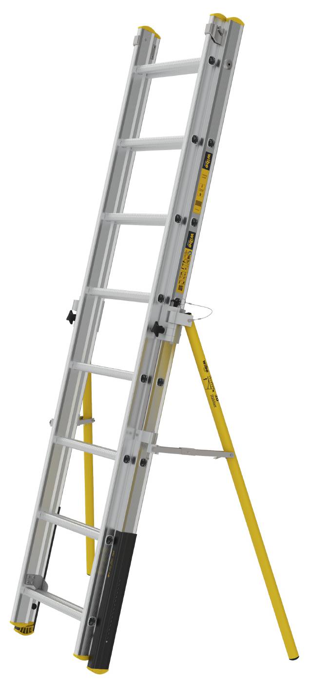 2-delad utskjutsstege PROF+ W.steps Ladders – bild 3