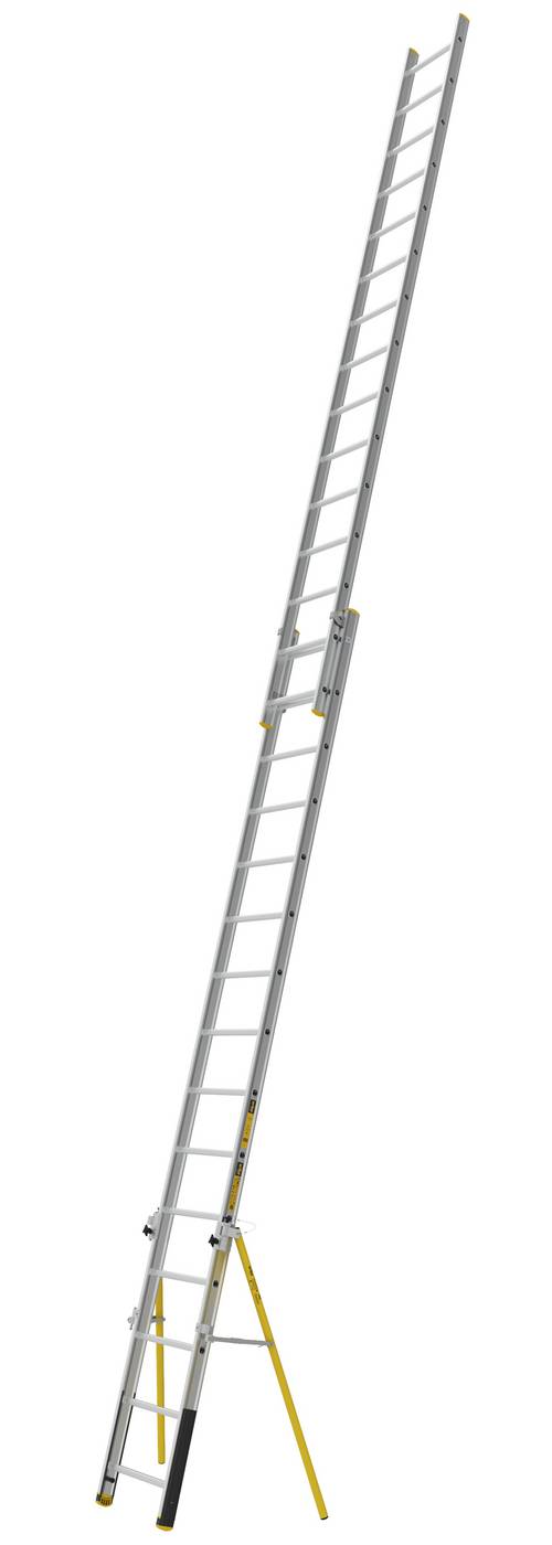 2-delad utskjutsstege PROF+ W.steps Ladders
