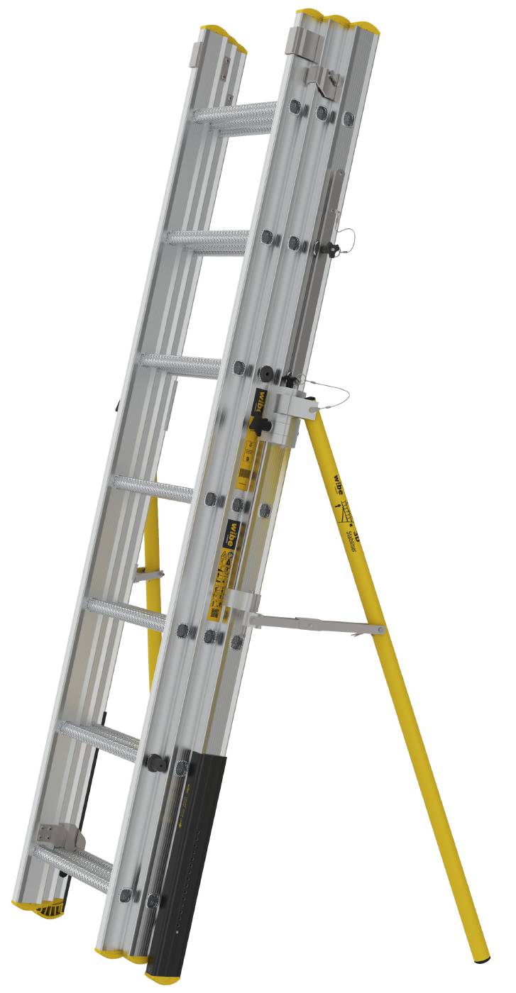 3-delad utskjutsstege PROF+ W.steps Ladders – bild 3