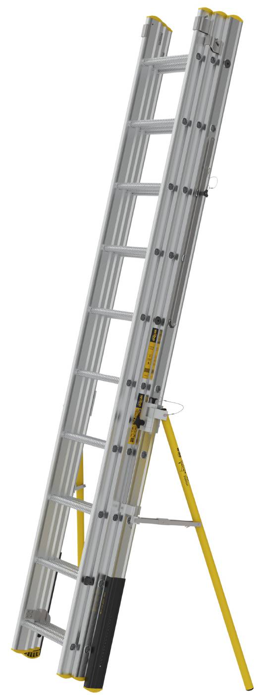 3-delad utskjutsstege PROF+ W.steps Ladders – bild 3