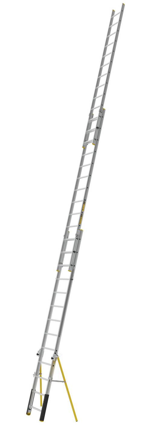 3-delad utskjutsstege PROF+ W.steps Ladders – bild 1