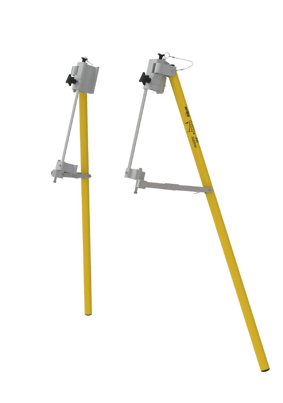 Säkerhetsben för anliggande stegar W.steps Ladders