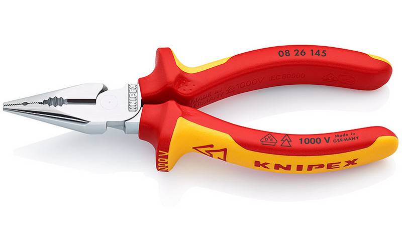 Kombinationstång 1000-volt. Knipex 08 26 145 T/08 26 145/08 25 145 – bild 1