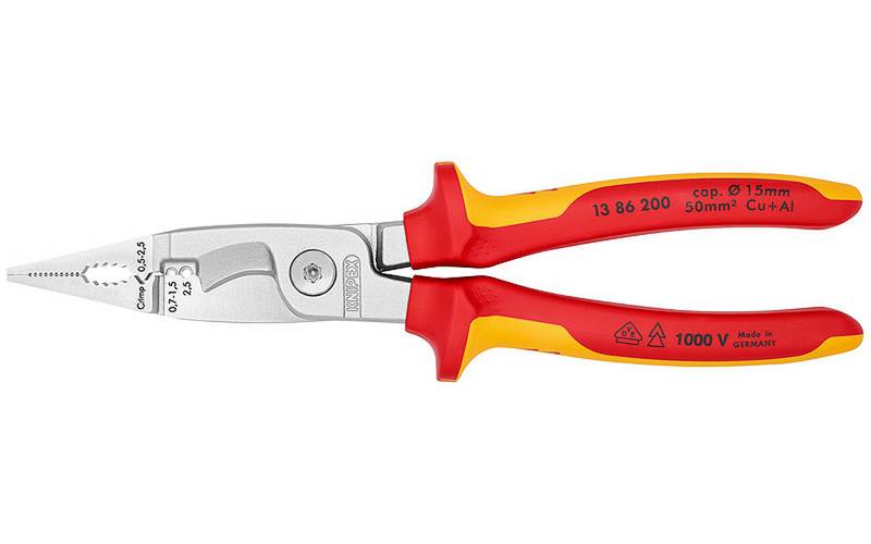 Elinstallationstång 1000-volt. Knipex 13 96/13 86