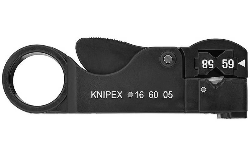 Avmantlingsverktyg för koaxialkabel, Knipex 16 60 05 SB/16 60 06 SB