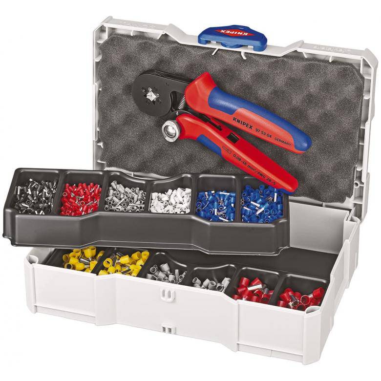 Crimpsortiment för ändhylsor Knipex