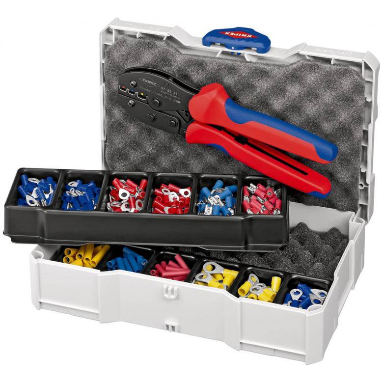 Crimpsortiment för kopplingar Knipex