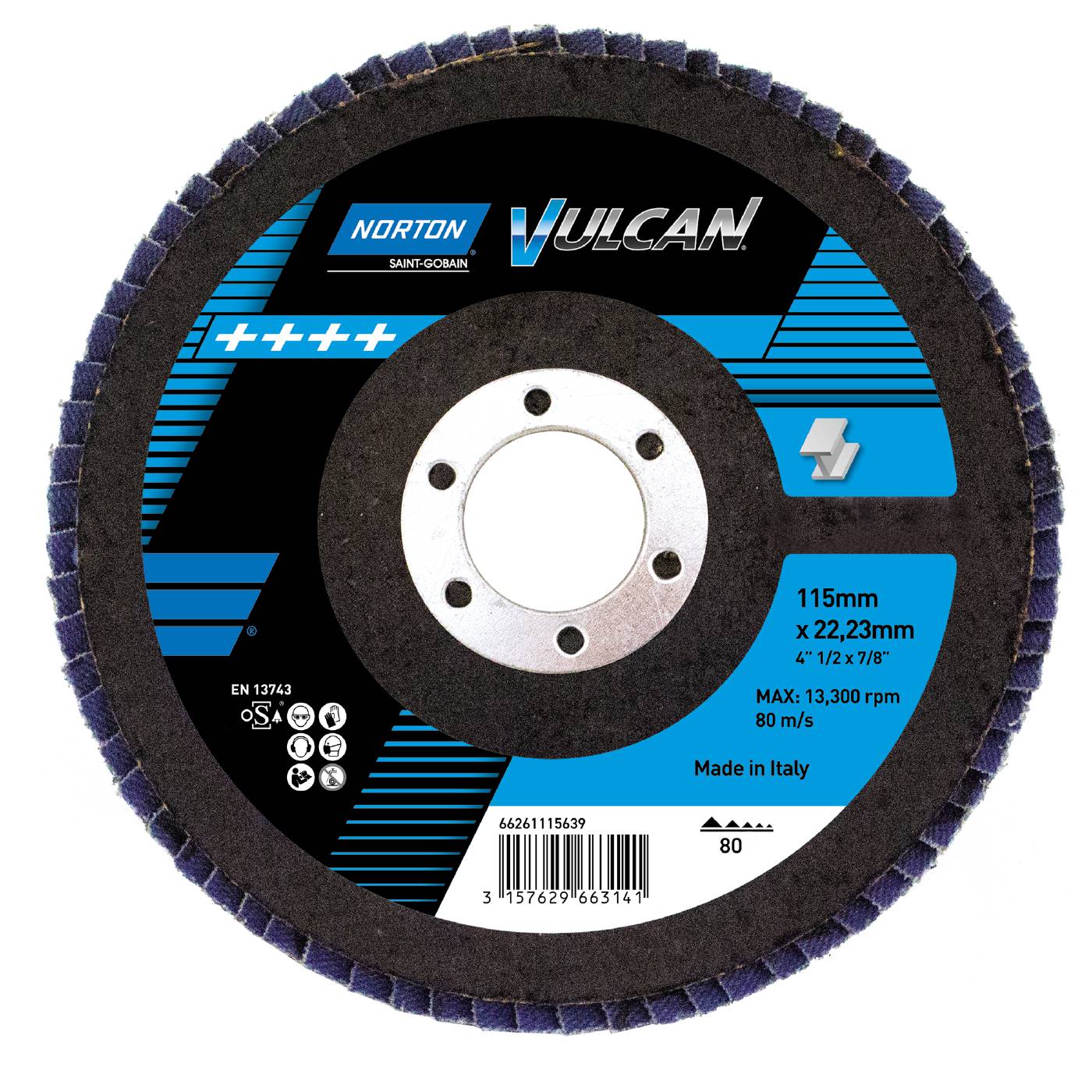 Lamellrondell Norton Vulcan plast