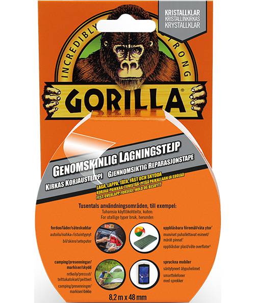 Transparent reparationstejp Gorilla