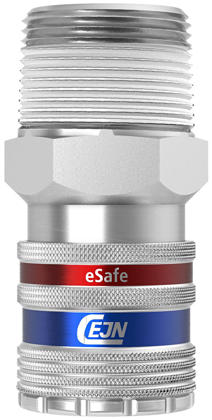 Snabbkoppling Tryckluft Serie 410 eSafe Cejn