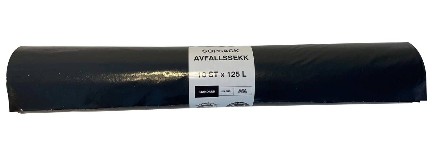 Sopsäck svart i plast 100/125/160/240 liter – bild 2