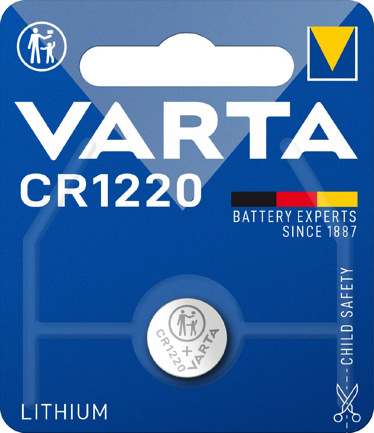 Knappceller litium Varta