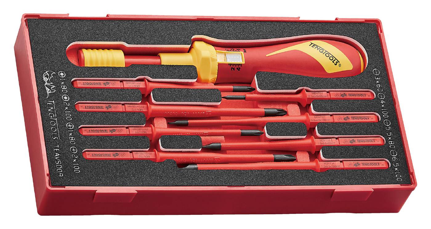 Momentskruvmejsel Teng Tools TEAVSD09 1–5Nm 1000 V