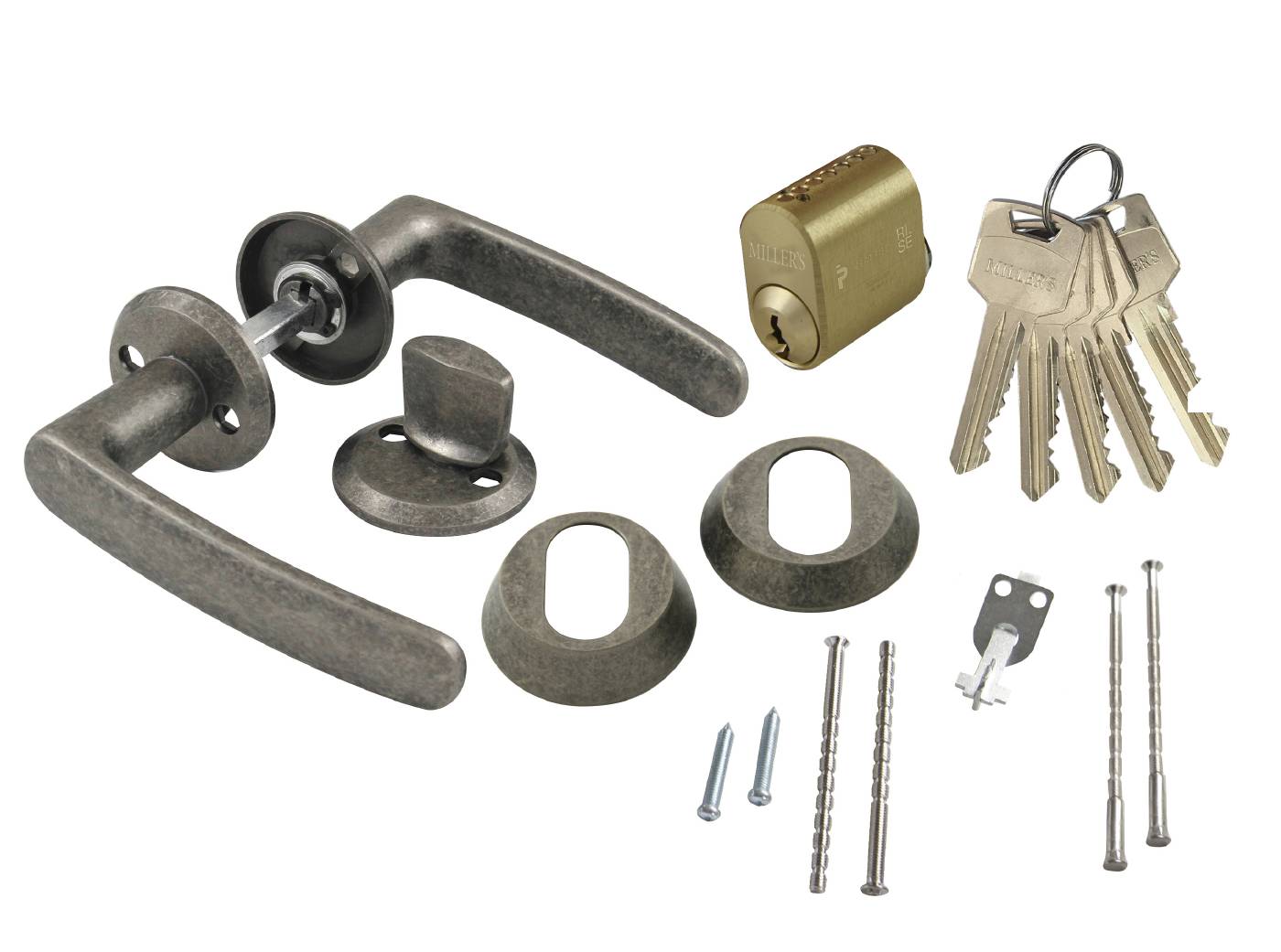 Behörssats Fager oval cylinder MILLERS