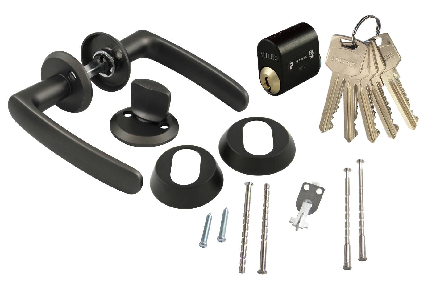 Behörssats Fager oval cylinder MILLERS