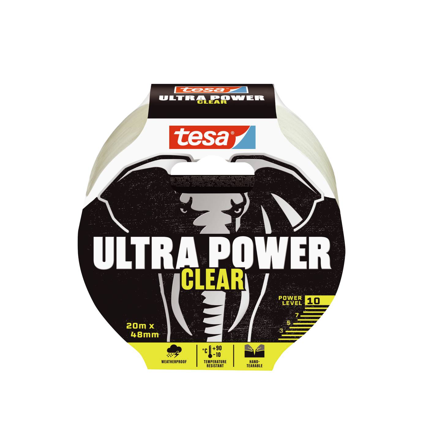 Reparationstejp Tesa Ultra Power Clear