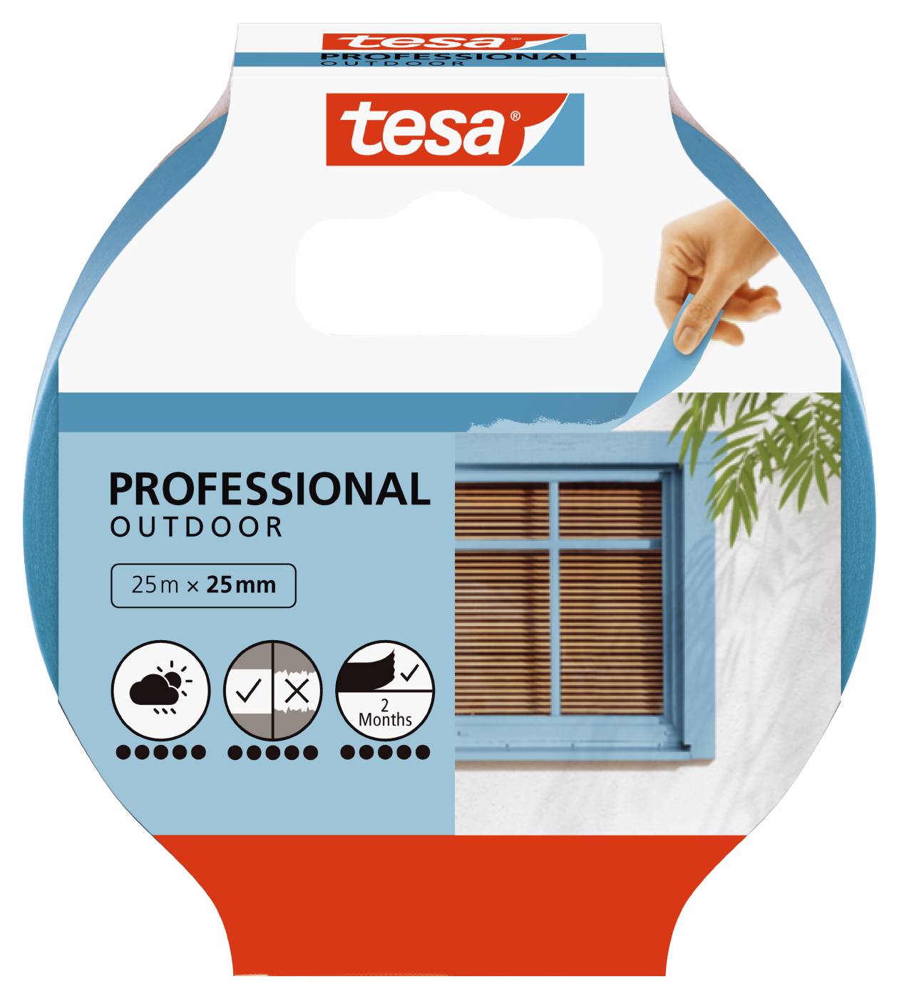 Maskeringstejp Tesa Outdoor – bild 1
