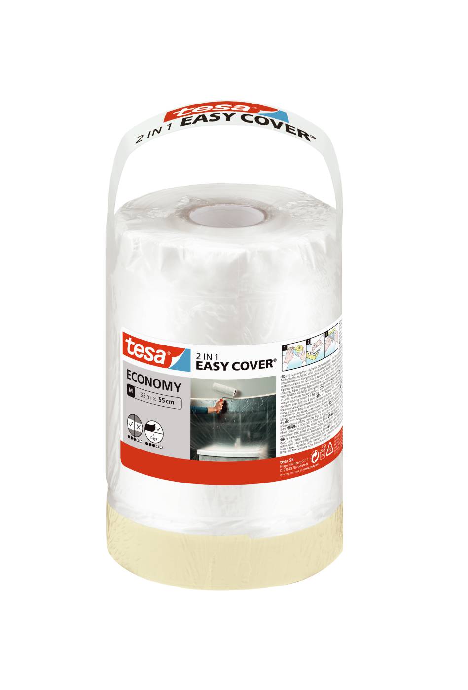 Maskeringsfolie Tesa Easy Cover Economy Refill
