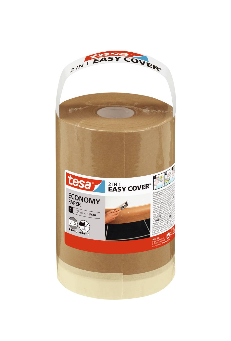 Maskeringsfolie Tesa Easy Cover Paper Refill