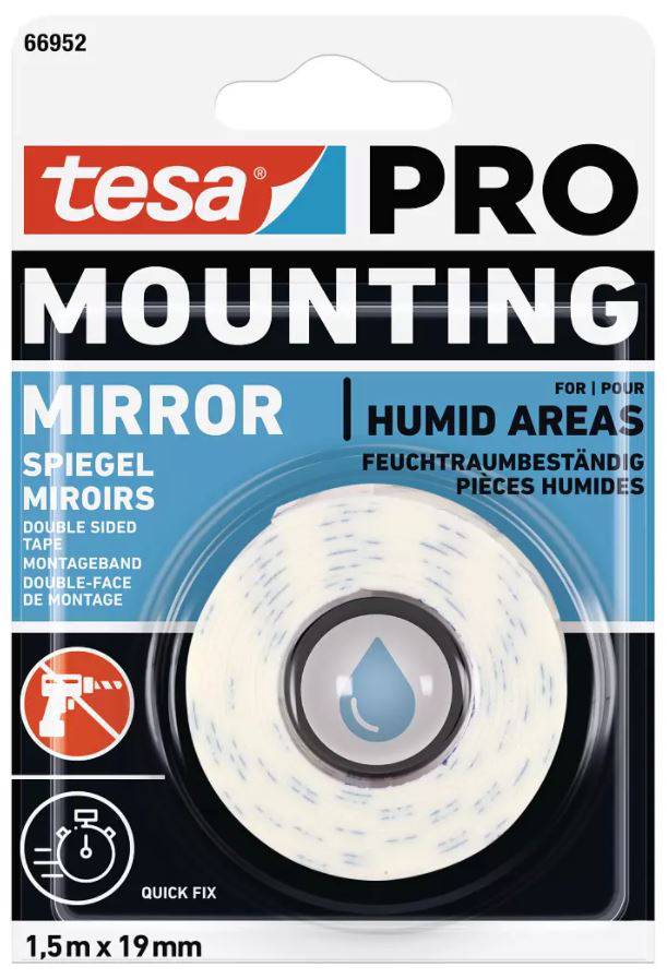 Monteringstejp Tesa Pro Mirror