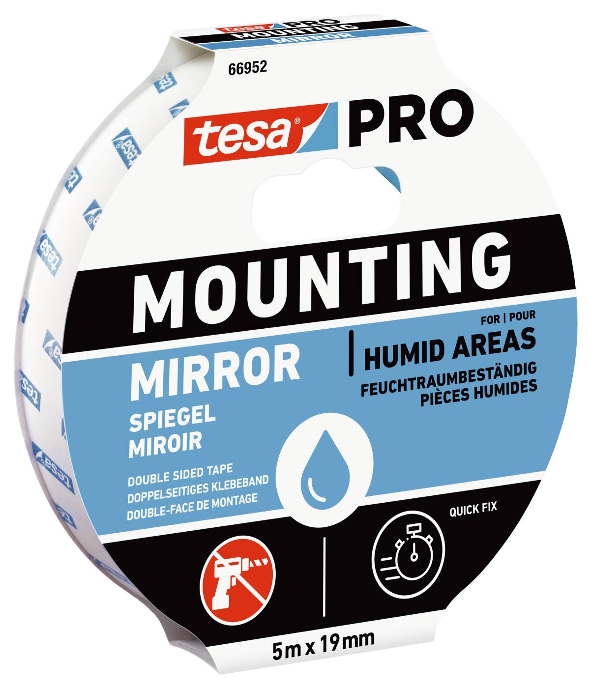 Monteringstejp Tesa Pro Mirror