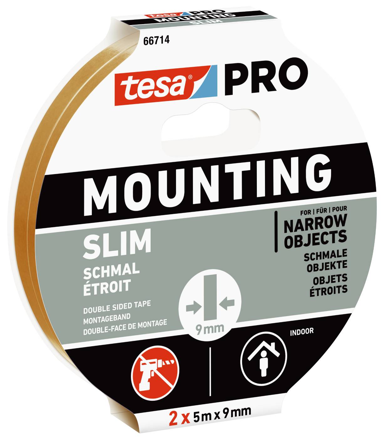 Monteringstejp Tesa Pro Slim