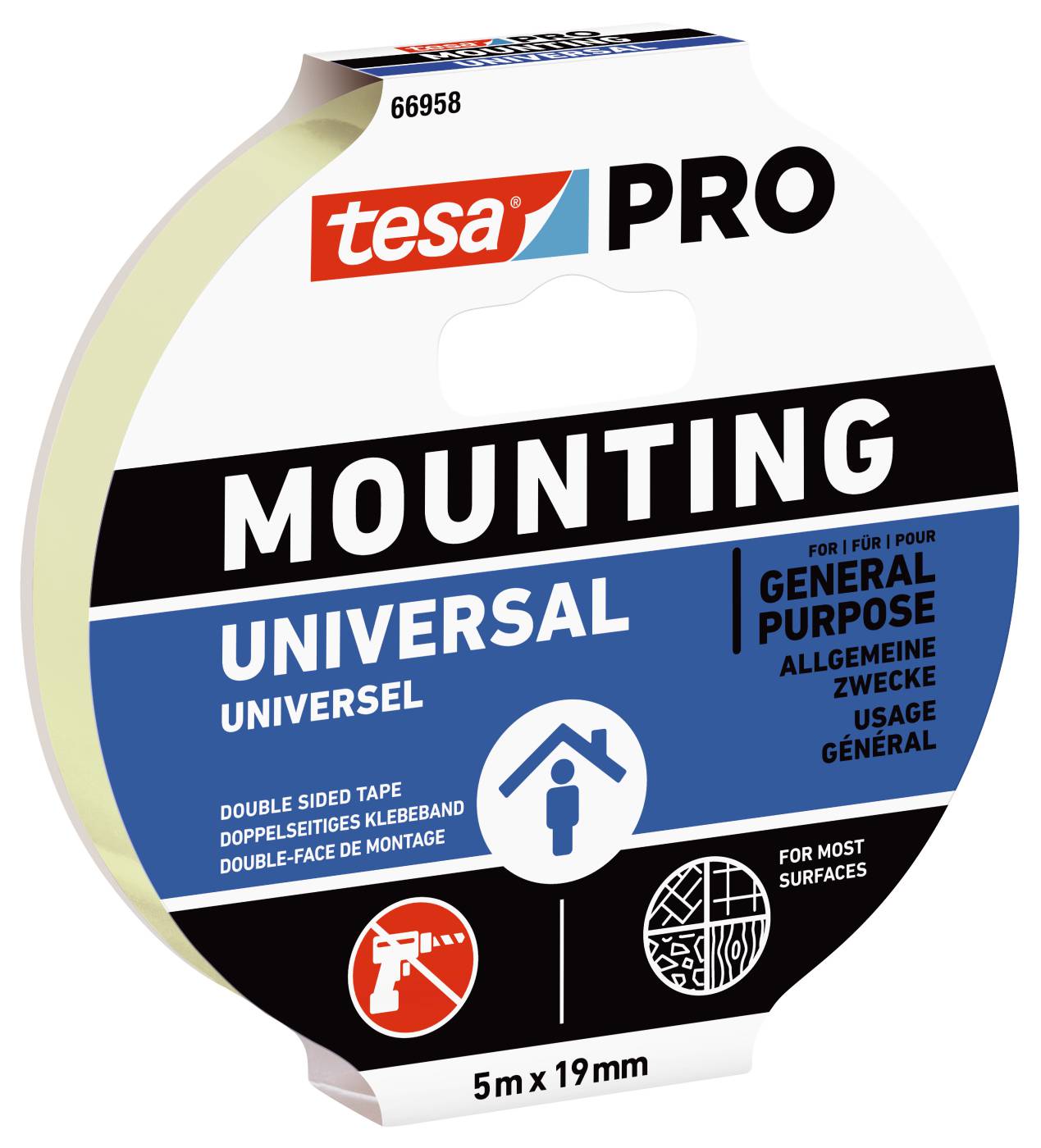 Monteringstejp Tesa Pro Universal