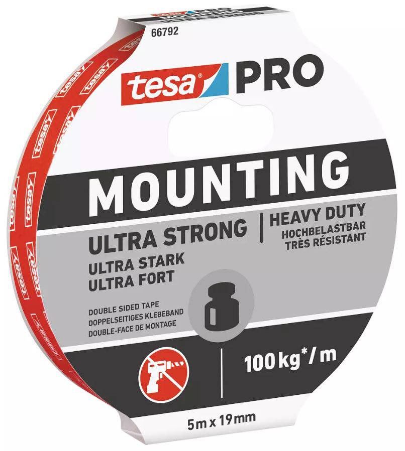 Monteringstejp Tesa Pro Ultra Strong