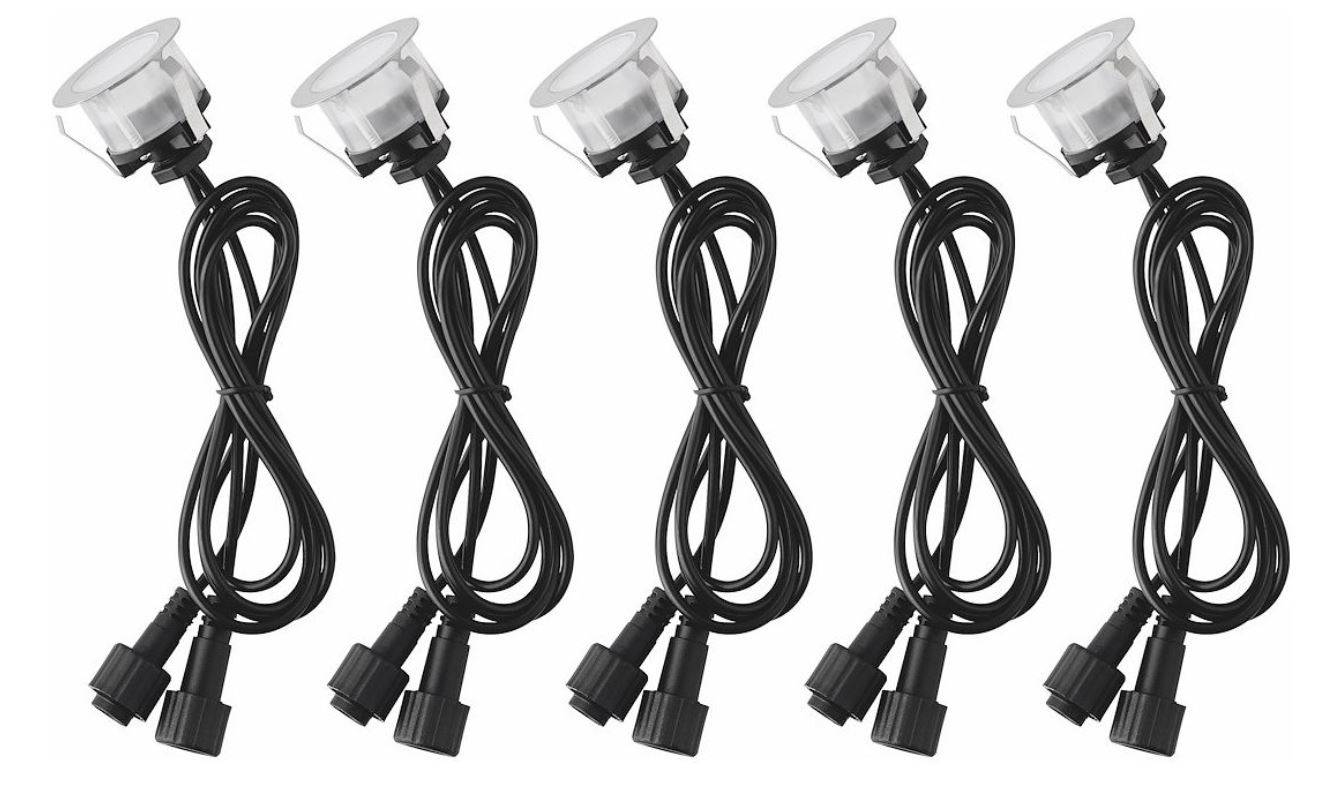 LED-sats Dot, fem delar, IP67, MALMBERGS