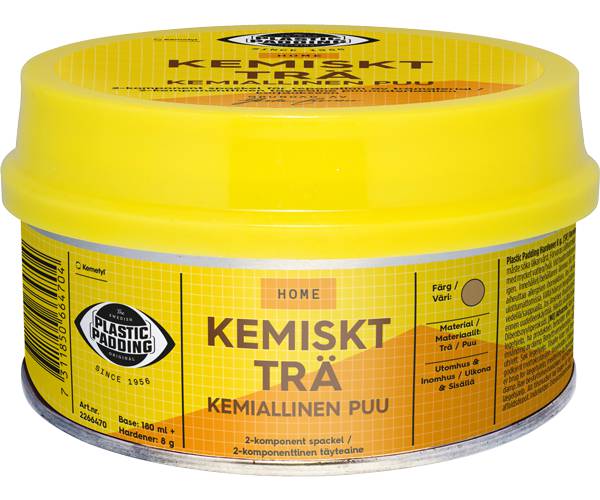 Spackel Kemiskt trä Plastic Padding
