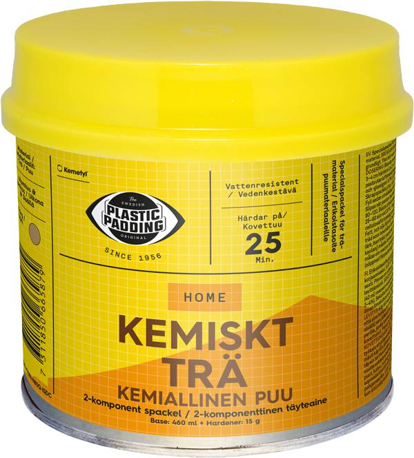 Spackel Kemiskt trä Plastic Padding