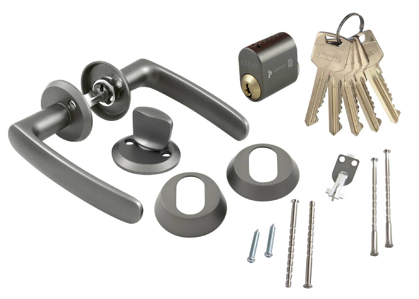 Behörssats Fager oval cylinder MILLERS