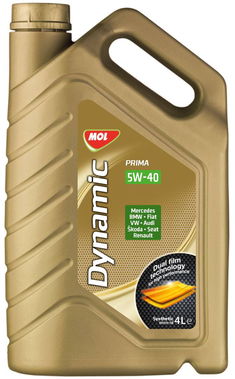 MOL Dynamic Prima 5W-40 syntetisk motorolja – bild 1