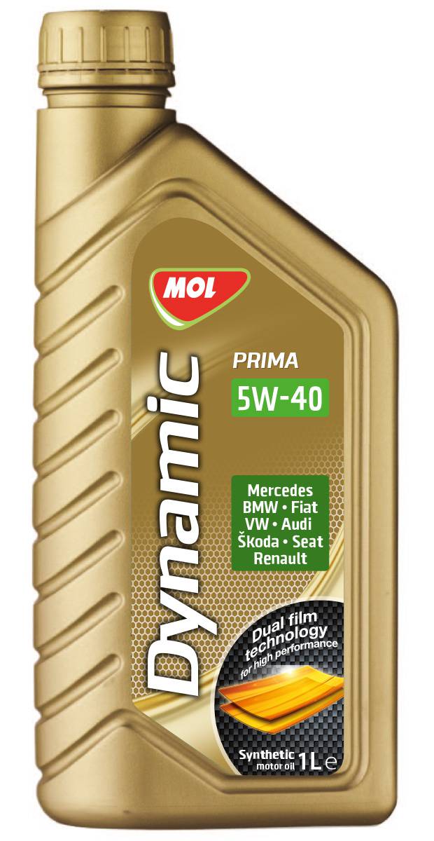 MOL Dynamic Prima 5W-40 syntetisk motorolja – bild 2