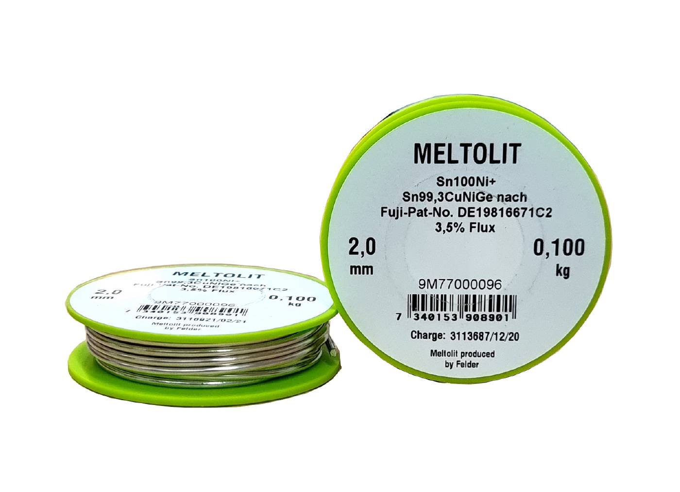 Lödtråd SN100 + RA Meltolit för finmekanik och elektronik