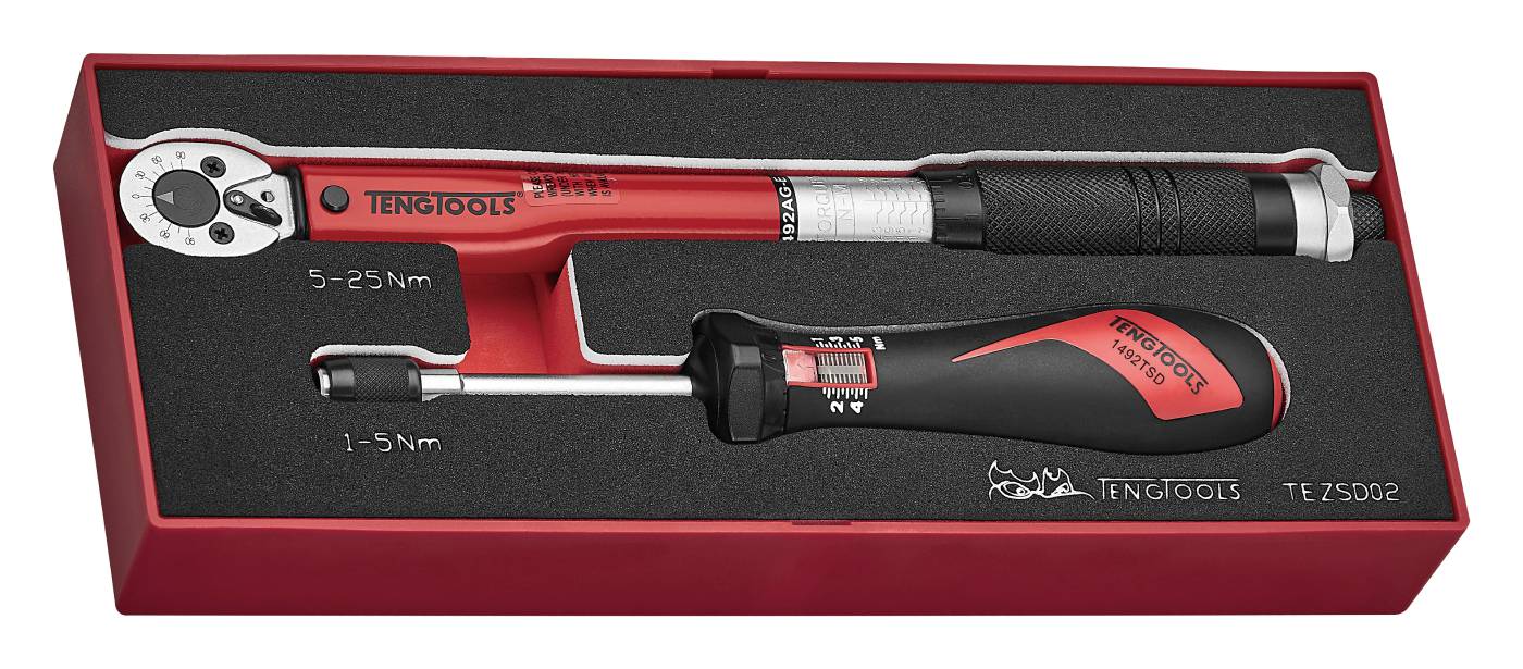 Momentnyckelsats Teng Tools TEZSD02