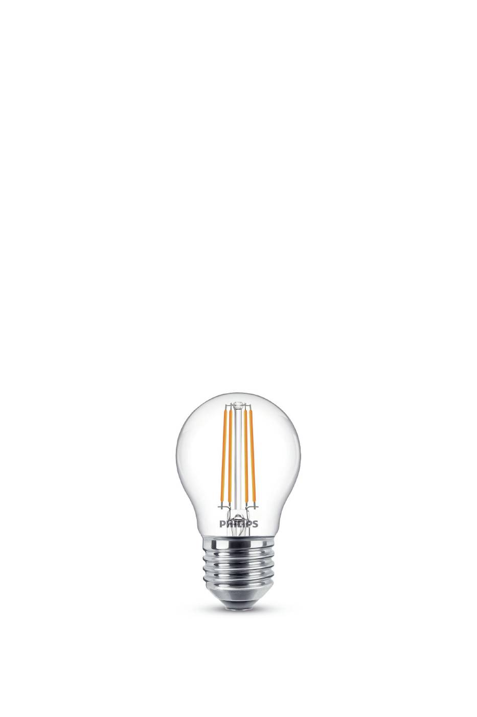 Klassisk LED-lampa E27 (klar) Philips